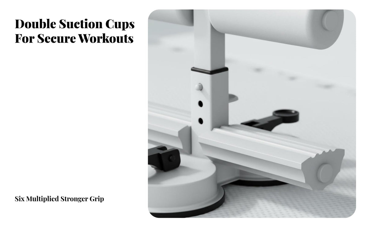 Sit-Up Assistant Device, Home Indoor Suction holder Ab Multi-Functional Fitness Equipment for abdominal exercise