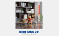 Snake Craft Decoration, Chinese Zodiac Resin Sculpture, Office Desk Accent, Creative Housewarming Gift, Holiday Decor