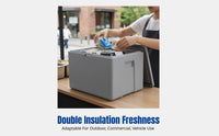 EPP Insulated Food Storage Box, Large Foam Cooler, Commercial Outdoor Thermal Container, Car Delivery Cold Box