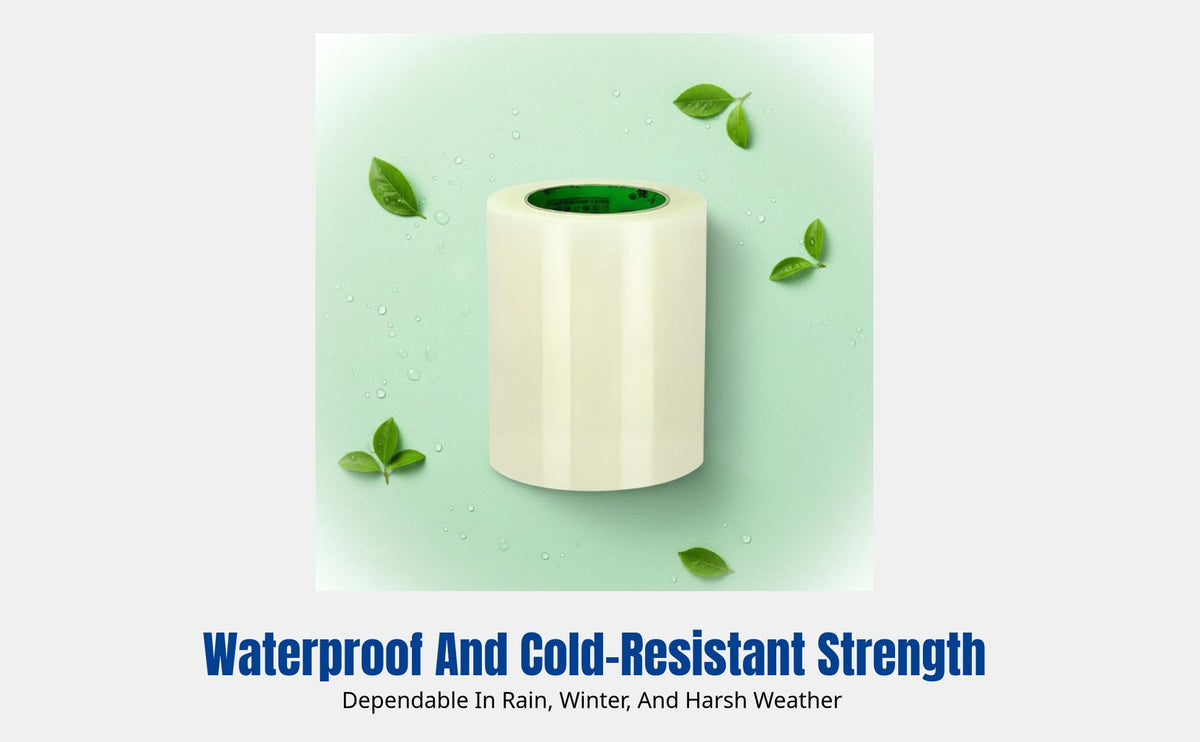 Greenhouse Film Repair Tape, Heavy Duty Waterproof, High Adhesion Patch, Anti-Freeze, Leakproof, Multiple Widths