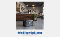 Insulated Delivery Box, Waterproof Oxford Cloth, Black, Compact, Urban Delivery