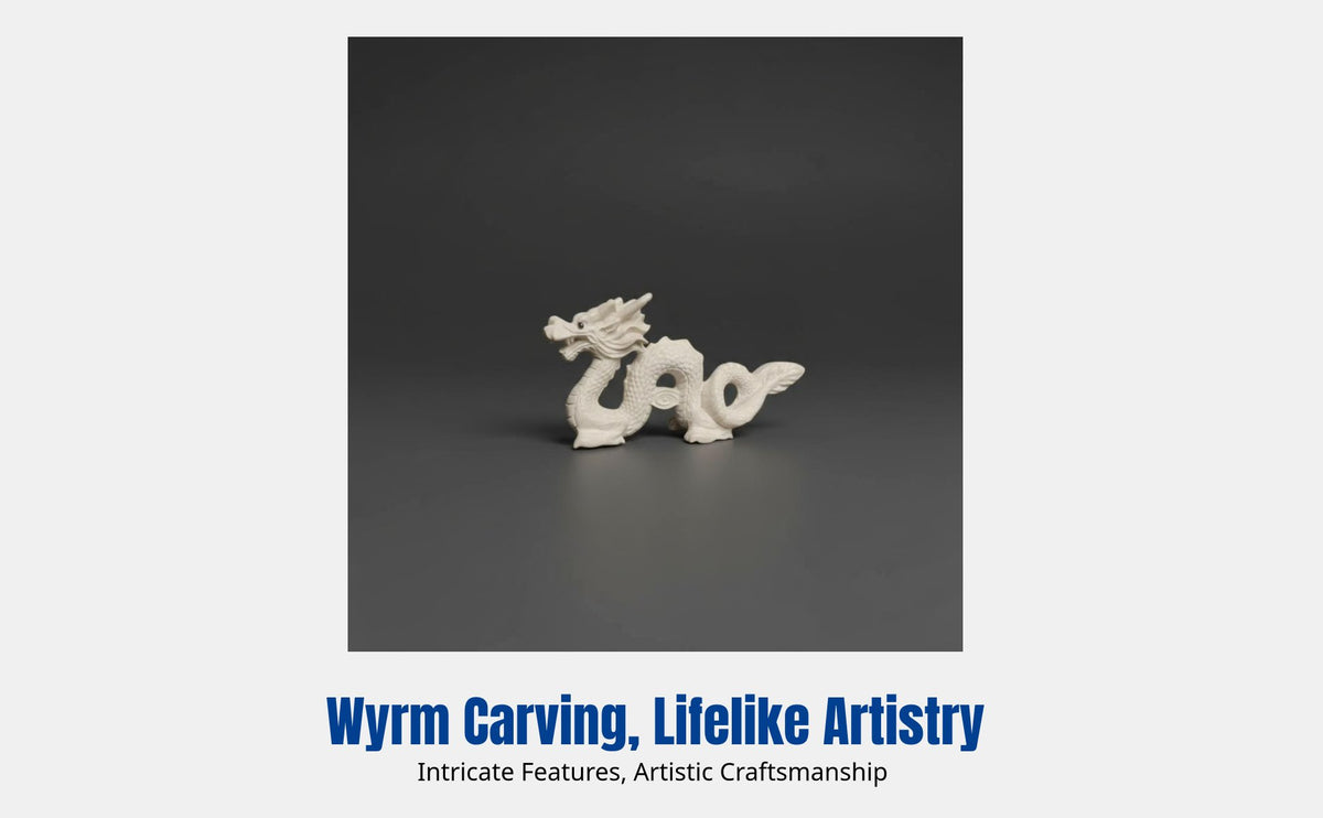 Fruitwood Dragon Figurine, Hand-Carved Zodiac Decor, Chinese Style Wood Sculpture