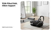 Ab Roller, Four-Wheel, Auto Return, Smart Counter, Non-Slip, Home Fitness, Core Exercise, Comfortable Foam