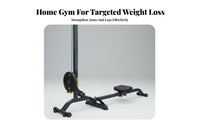 Foldable Dumbbell Rowing Machine, Home Gym Equipment, Adjustable Weight, Multifunctional, Calorie-Burning