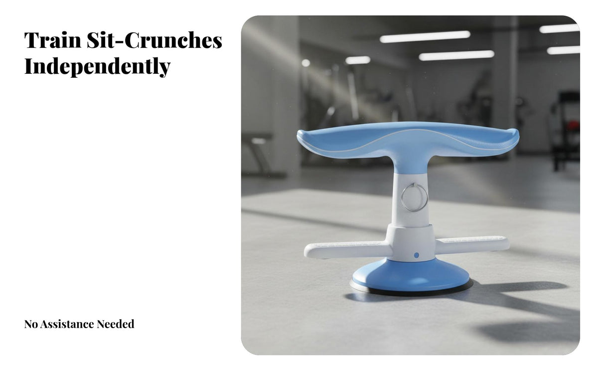 Sit-Up Assistant Device, Home Fitness Equipment, Suction holder Foot Press, Adjustable Height, Multiple hues