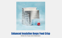 Adhesive 3D Insulated Chiller Bag, Foam Aluminum Foil, Cold Storage for Food, Seafood, Ice Cream, Random Size