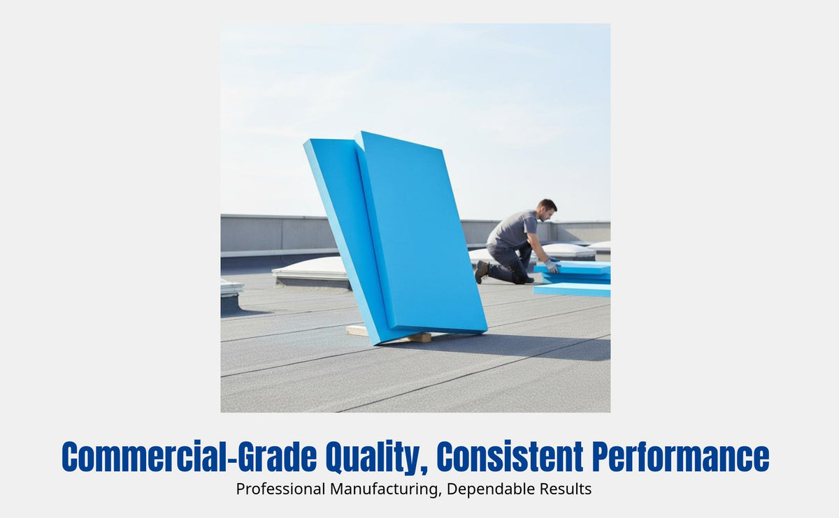 XPS Insulation Board, Dense Foam Panel, B1 Fire Rated, Wall Ceiling Thermal Barrier