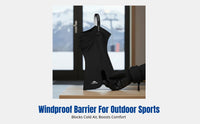 Winter Outdoor Neck Gaiter, Ski Face Cover, Windproof, Thermal Fleece, Unisex, Ear Protection