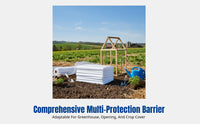 Thick PE Film, Greenhouse Cover, Waterproof, Dustproof, Insulation, Multi-Scene Use, Custom Size Available