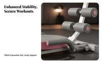 Sit-Up Assistant, Multifunctional Ab Home Fitness Equipment for torso Strength, Foldable Design