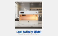 Cockatiel Parrot Breeding Box, Thermostatic Brooder Incubator with Drawer, Hand-Rearing Bird Nursery Enclosure, Smart Control