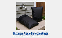 Outdoor Winter Faucet Anti-Freeze Cover, Lawn Sprinkler Insulation Protector, Water Thermal Sleeve