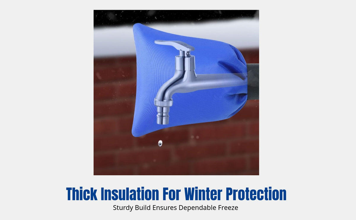Faucet Anti-Freeze Cover, Outdoor Insulation Sleeve, Winter Protection, Rural Water Guard