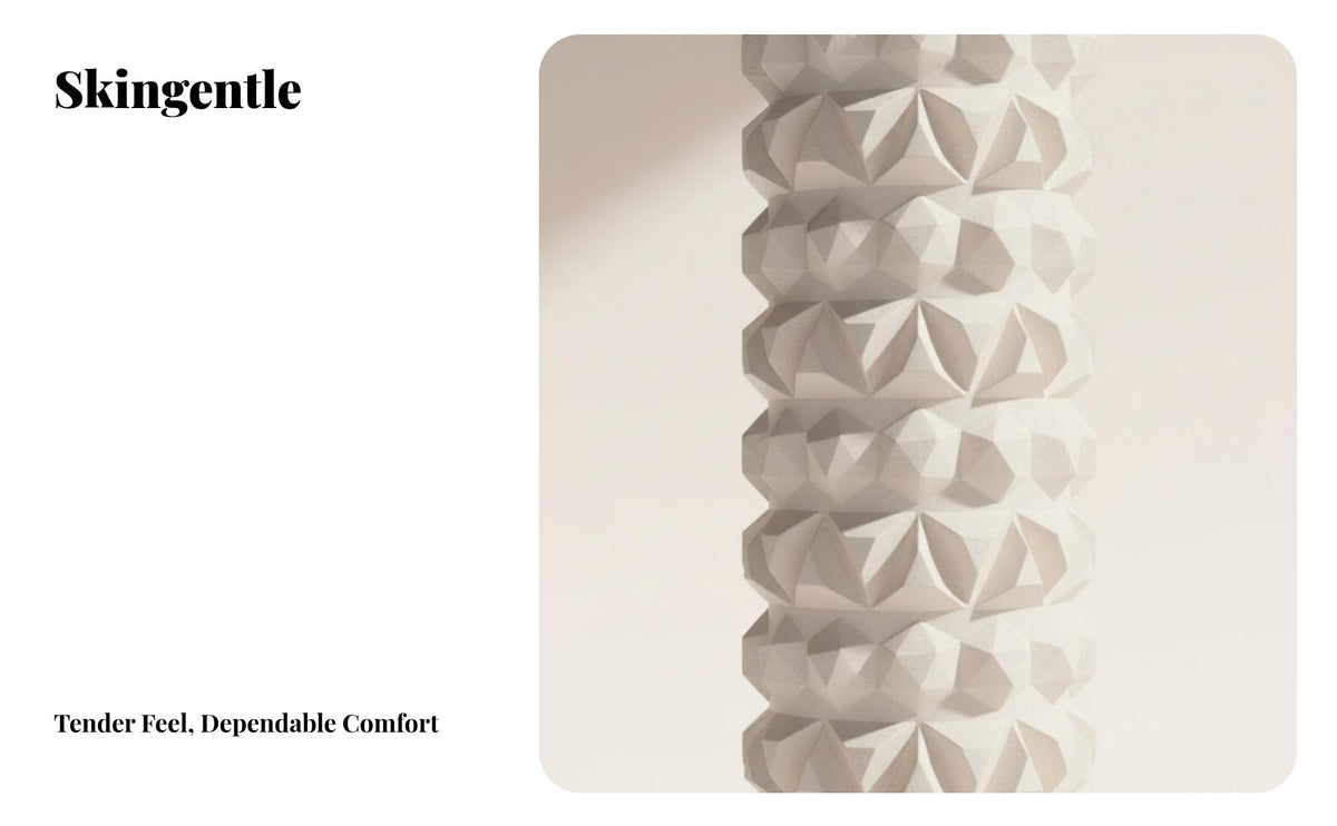 Foam Roller, Wolf Tooth Calf Massage, Stretching, Slimming, Geometric Texture