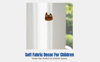 Curtain Decoration Pin, Cute Cartoon Creature Fabric Decor, Kids Room Living Room Drapery Fastener