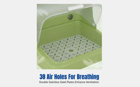 Parrot Incubator, Bird Brooder Box, Adjustable Temperature, 38 Vent Holes, USB Powered, Suitable for Young Birds
