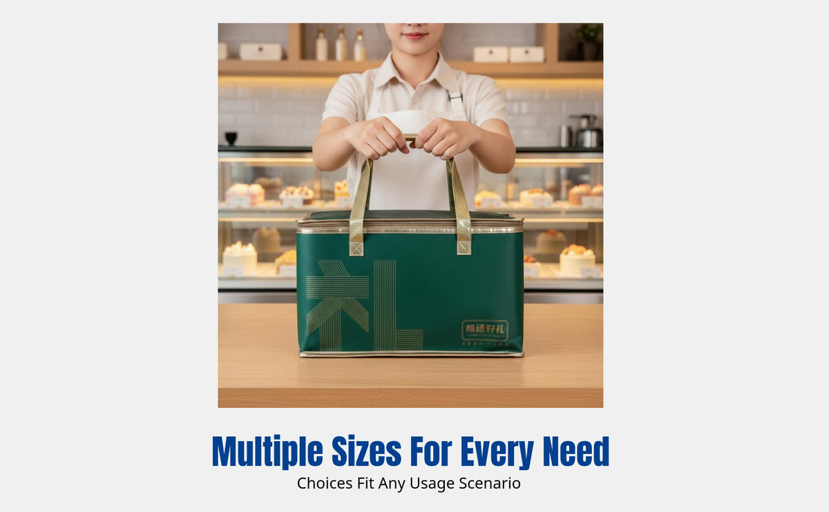 Insulated Cake Bag, Large Waterproof Thick Tote for Seafood Delivery