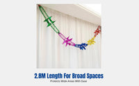 Wedding Decoration Garland, Colorful Paper Pull Flower, Festive Room Decor