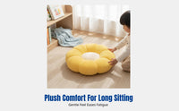 Plush Flower Woven Floor Mat, Modern Seat Cushion, Kids, Bedroom, Office, Window Sill