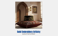 Ethnic Design Plush Songkok, Embroidered Prayer Cap, Men's Wedding, Festive, Designer
