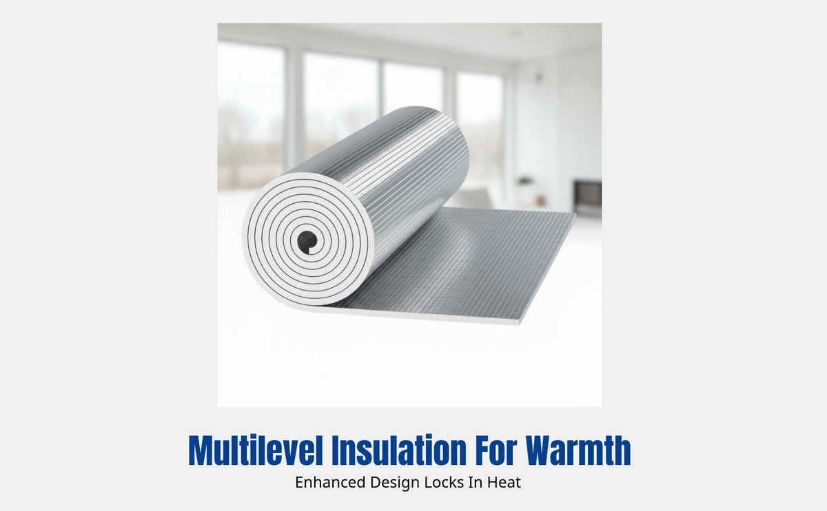 Thermal Insulation Film, Double-Sided Aluminum Foil Foam, Sunroom, Indoor Ceiling Covering