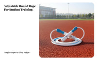 Adjustable wind drag sports rope with bag