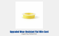 Flat Elastic String for Beading, Sturdy Spandex Cord, DIY Bracelet, Crystal Bead, Multi-color, Easy Knotting