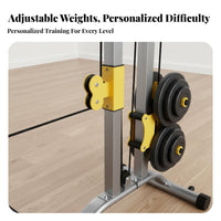 Home Multi-Function Rowing Machine, Foldable Fitness Equipment, Integrated Training Station, Strength Power Rack