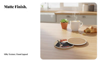 Stealthy Cat Drink Mat, Creative Absorbent Ceramic, Non-Slip Heat-Resistant Table Mat, Coffee Table Decor