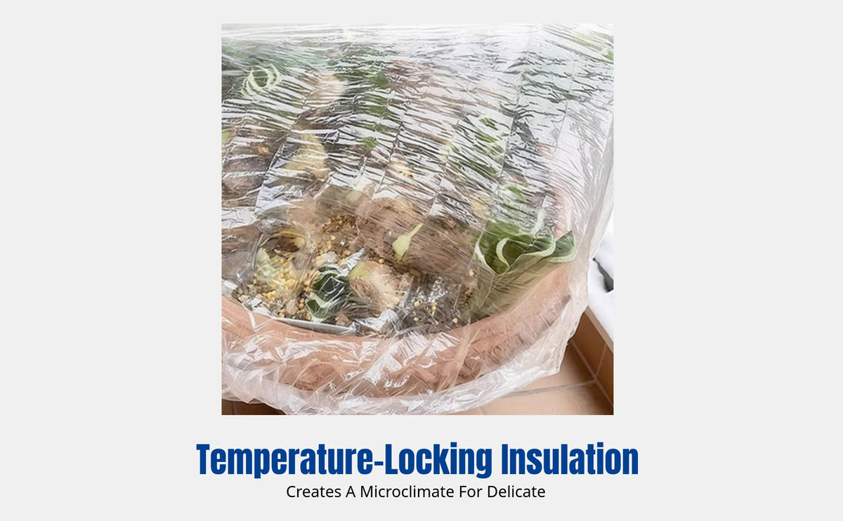 Winter Insulation Cover, Transparent Dustproof Bag, Outdoor Freeze Protection Cloth