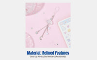 Moon & Celestial Phone Chain, DIY High Aesthetic, Ins Style, Camera Accessory