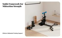 6-in-1 Ab Home Fitness Equipment, Sit-Up Assistant, Dumbbell Bench, Leg Shaping, Foldable, Steel Tube, Max Load 100kg