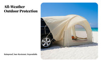 Car Tail Tent, Waterproof Sun Cover, Spacious Camping Equipment, Outdoor Exploration, Highway Outing