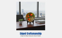 Persimmon Embossed Wooden Surface Decor, Modern Frame, Dining Room, Office, Entryway, Housewarming Gift