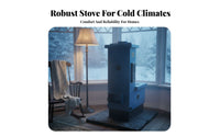 Wood Heating Stove, Home Use, New Edition, Compact Size, Insertable Kang, High Performance, Upgraded Water Reservoir