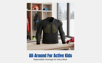 Outdoor Ski Protective Gear Set, Anti-Fall Suit, Breathable Padding for Kids, Snowboard, Cycling