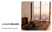 Rowing Machine, Multifunctional Home Fitness Equipment, Foldable, Space-Saving, Adjustable Height, Full Body Workout, Abdominal