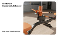 Rowing Machine, Multifunctional Home Fitness Equipment, Foldable, Space-Saving, Adjustable Height, Full Body Workout, Abdominal