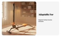 Rowing Machine, Multifunctional Home Fitness Equipment, Foldable, Space-Saving, Adjustable Height, Full Body Workout, Abdominal