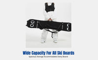 Snowboard Protective Cover, Dumpling Skin, Double/Single Shoulder Design, Wide Board, For Adults and Kids