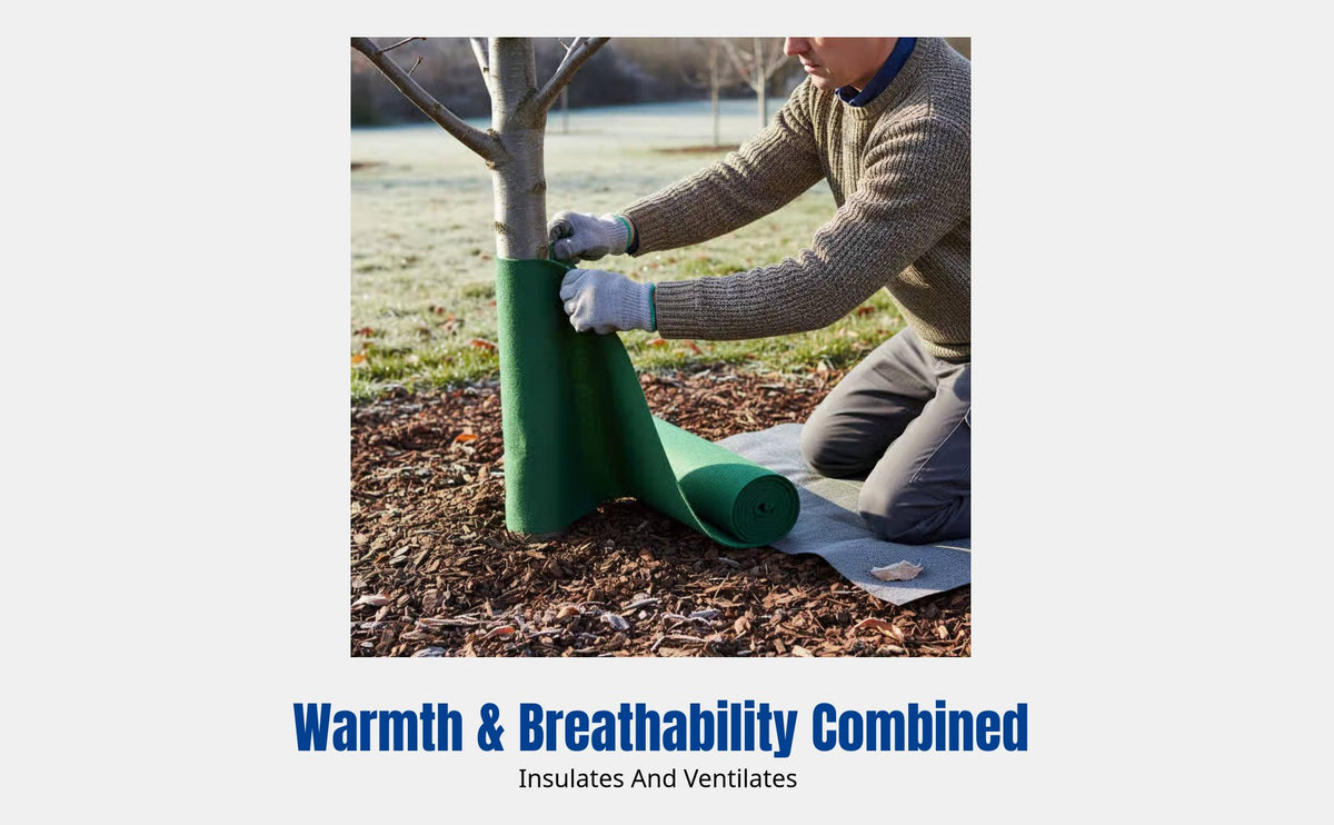Freeze Protection Fabric, Insulation Blanket for Fruit Trees, Thick Non-Woven Garden Cover, Windproof, Cold Resistant