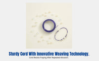 Elastic Cord for DIY Beading, Flat Spandex String, Wear-Resistant, Crystal Bead Bracelet String, Multi-Color, Random Color