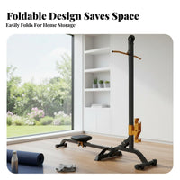 Foldable Adjustable Dumbbell Rowing Machine, Multifunctional Home Fitness Equipment for Men