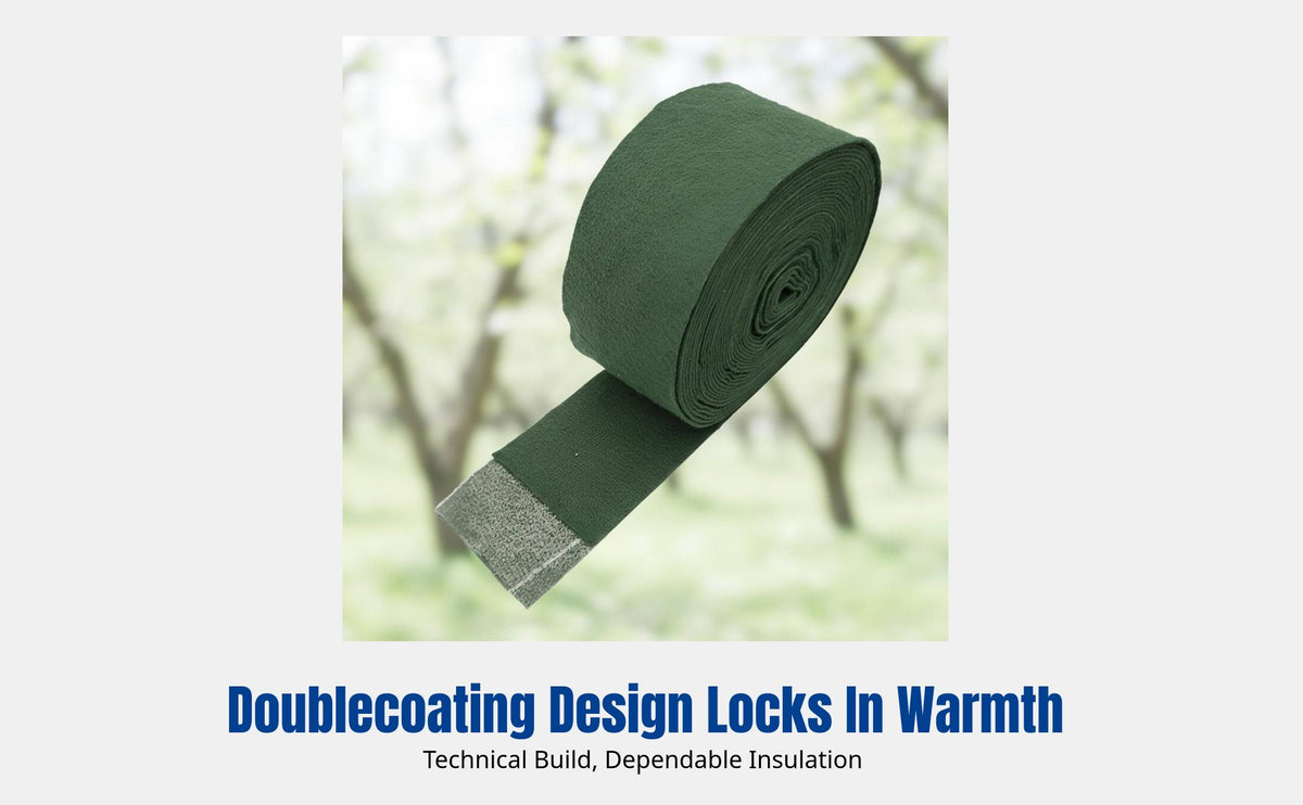 Tree Wrap Protector, Cold Weather Non-Woven Insulation Strip for Fruit Trees, Thick, Breathable