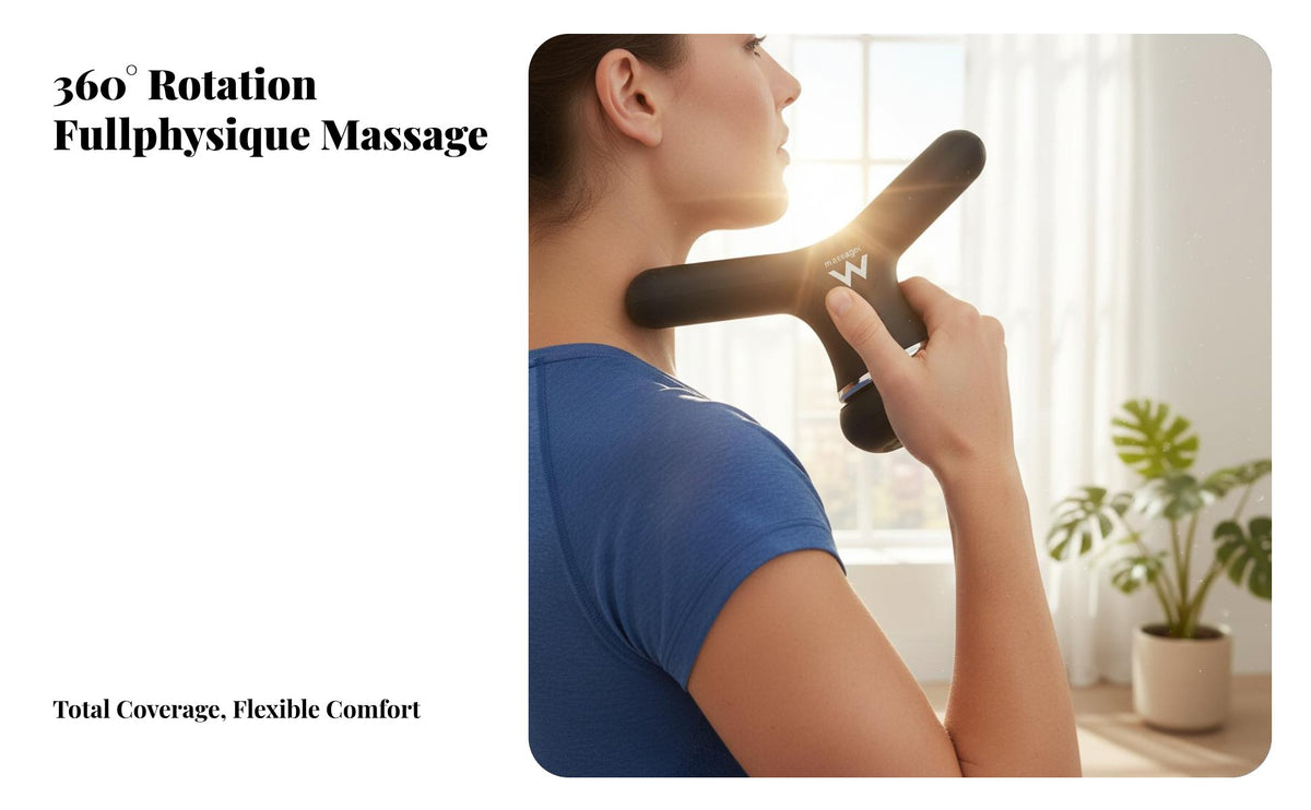 Mini 360° Rotating, Portable Multi-Function, Strong Power, Long Battery Life, Shoulder & Neck Massage