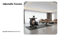 Rowing Machine, Foldable, Quiet Magnetic Resistance, Indoor Home Fitness, Multi-Level Adjustment, High Aluminum Alloy Rail,