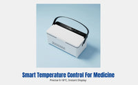 Insulin Cooler Box, Portable Mini Fridge, Rechargeable, Large Capacity, Medicine Storage, Travel, Airplane Approved