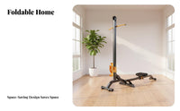 Foldable Rowing Machine, Adjustable Weight, Multifunctional Dumbbell Set, Home Gym Equipment for Men, Indoor Exercise