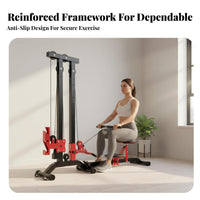 Multifunctional Rowing Machine, Foldable Home Gym Equipment, space-saving Full physique exercise Trainer