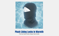 Balaclava Ski Face Cover, Quick-Dry, Breathable, Fleece Lined, Windproof, Unisex Headwear for Outdoor Sports
